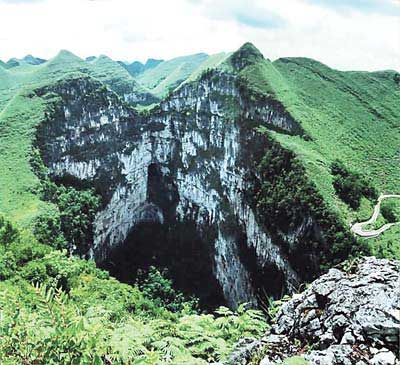 百色大石围天坑天气